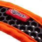 Preview: SOFTY Halsband | Länge: 45-51cm | Breite: 4,3cm | Farbe: orange/schwarz